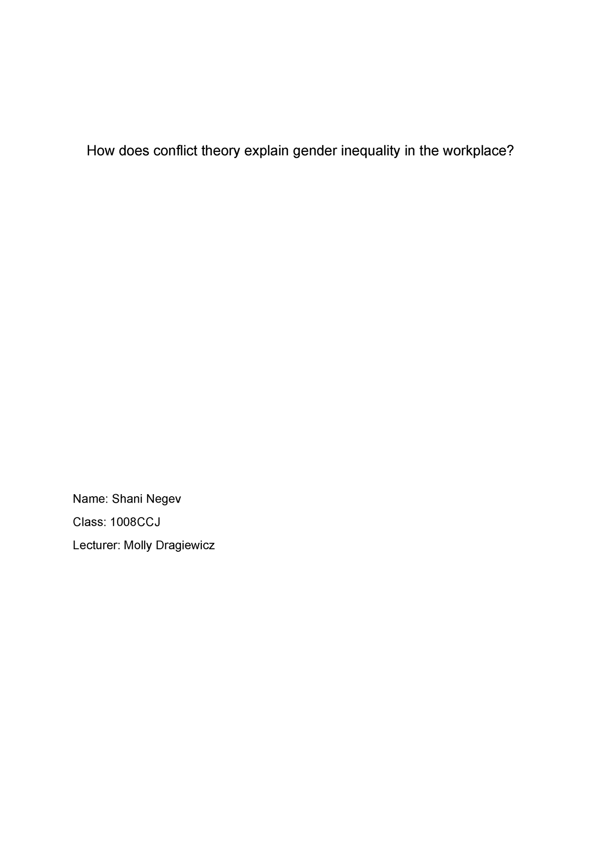 understanding-sociology-essay-how-does-conflict-theory-explain-gender