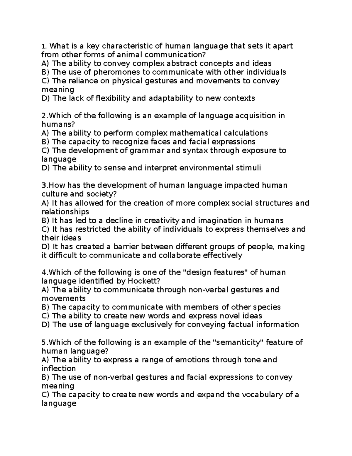 language-and-society-quiz-3-what-is-a-key-characteristic-of-human