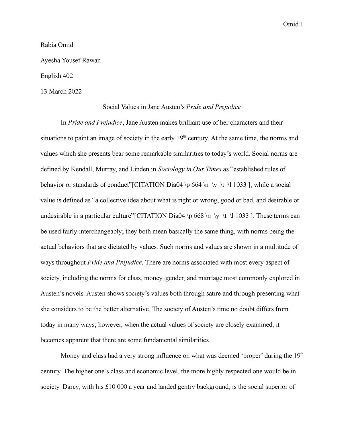 research paper on jane austen