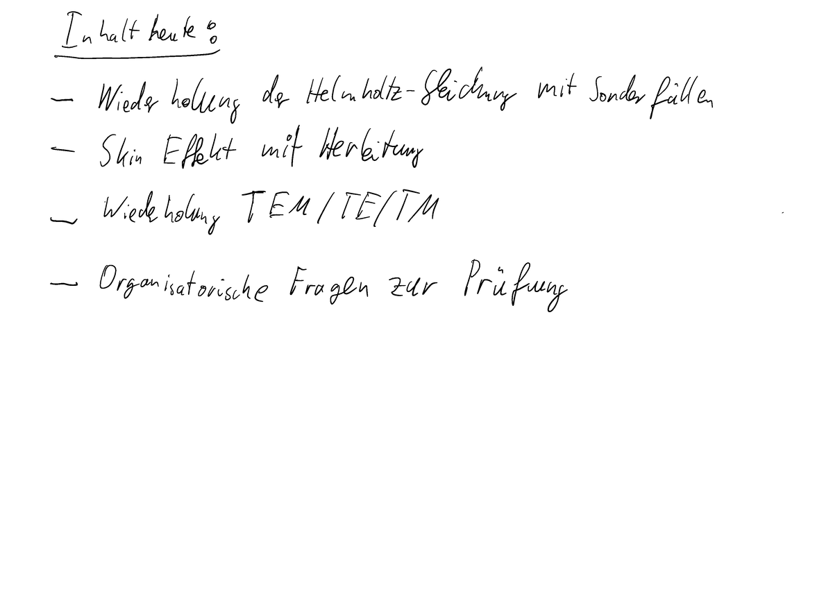 Mitschrift Vorlesung 14 - Grundlagen Der Elektrodynamik - Studocu