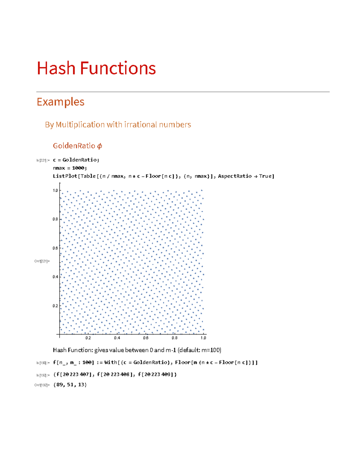 Hash-Functions-Examples+D2+Double Hashing 1 - Hash Functions Examples ...