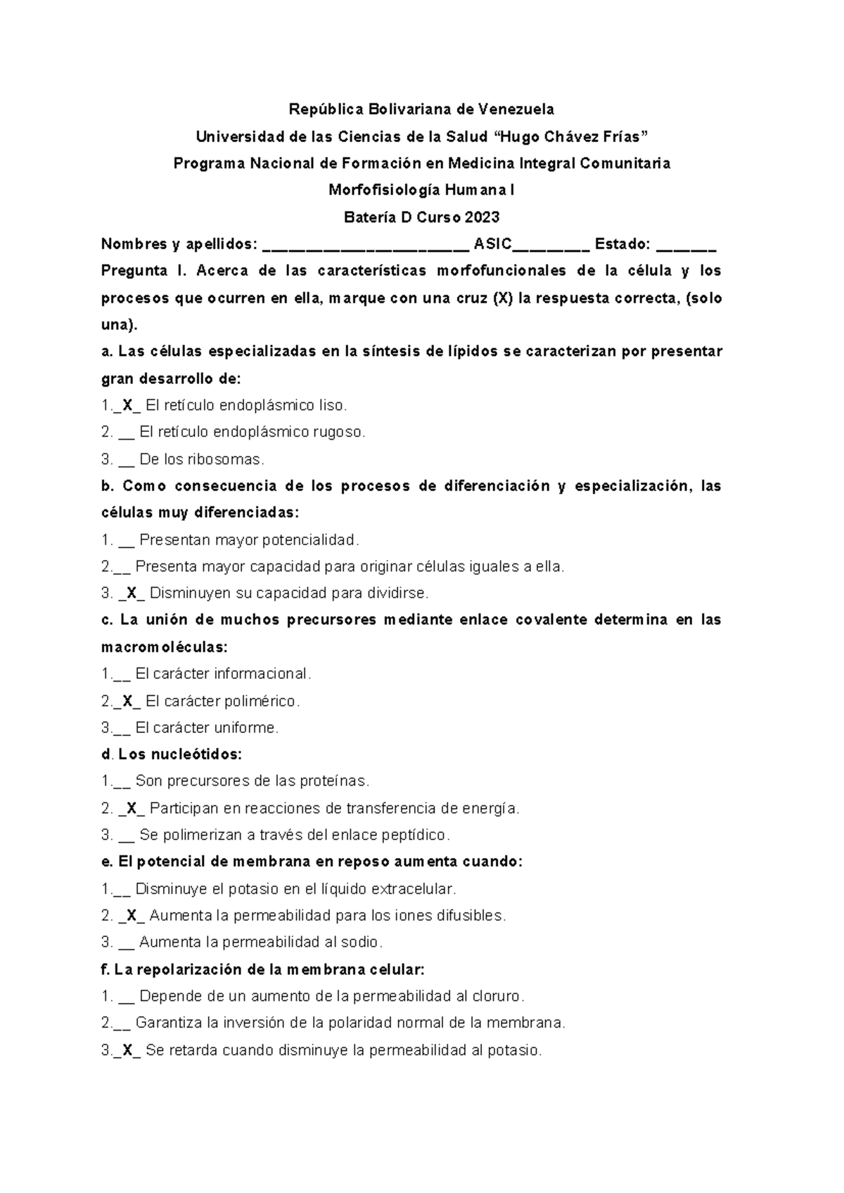 Copia de EX. ORDD. MFHI - Examen ordinario - República Bolivariana de ...