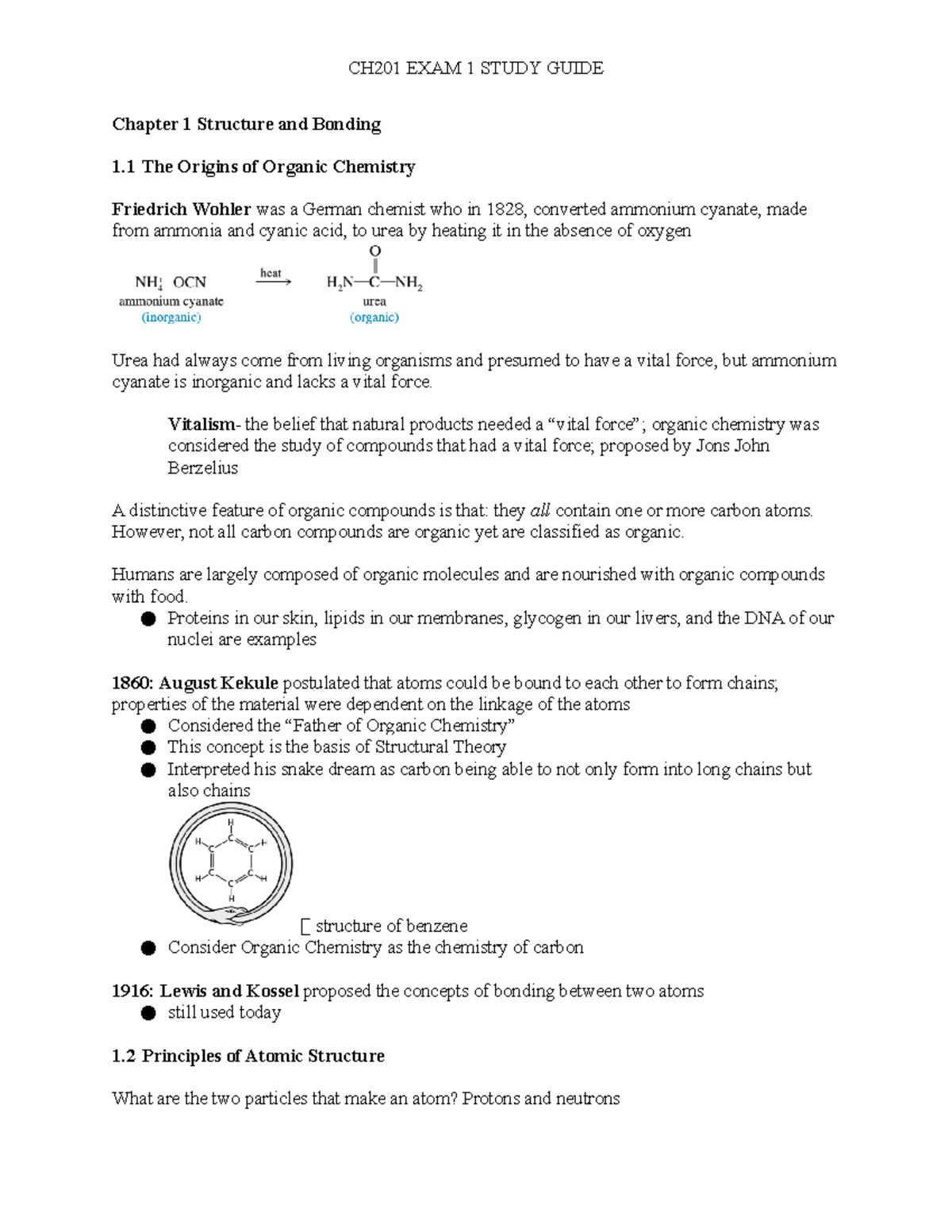 Ch201 Exam 1 PRACTICE EXAM SUPER HELPFUL - CH201 - Studocu