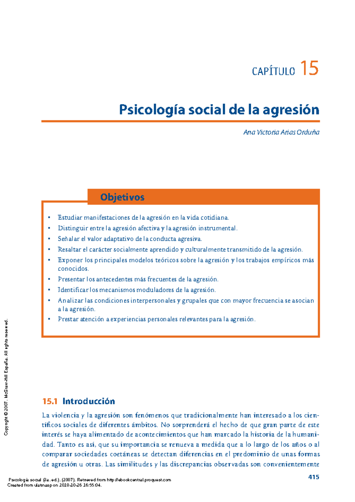 Psicología social (3a - 415 CAPÍTULO 15 Psicología social de la ...