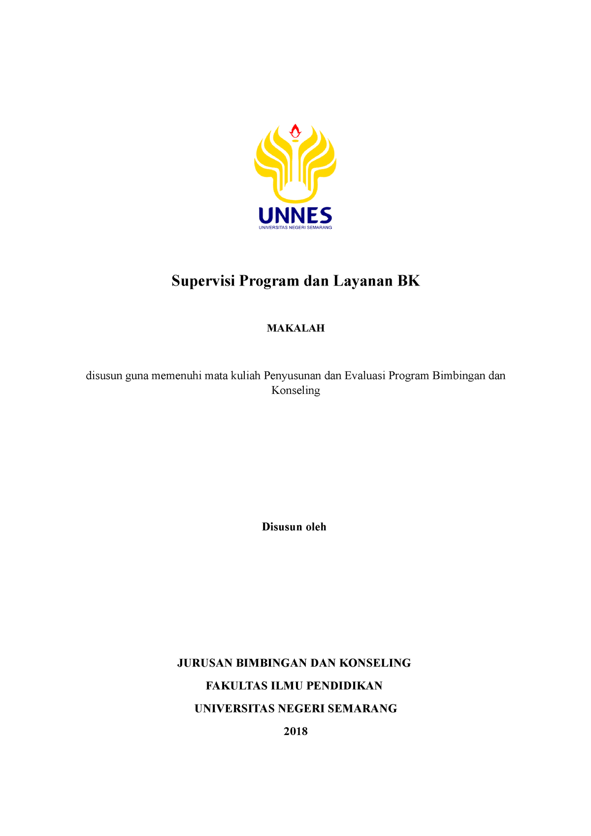 Evaluasi Program Bimbingan Dan Konseling Supervisi - Supervisi Program ...