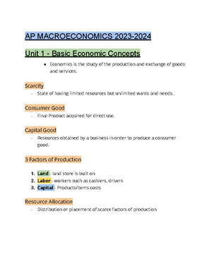 AP ECON 1 - Google Docs - introduces the fundamental concepts of ...
