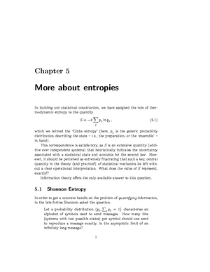 Advanced Topics in Statistical Mechanics Lecture Notes - Studocu