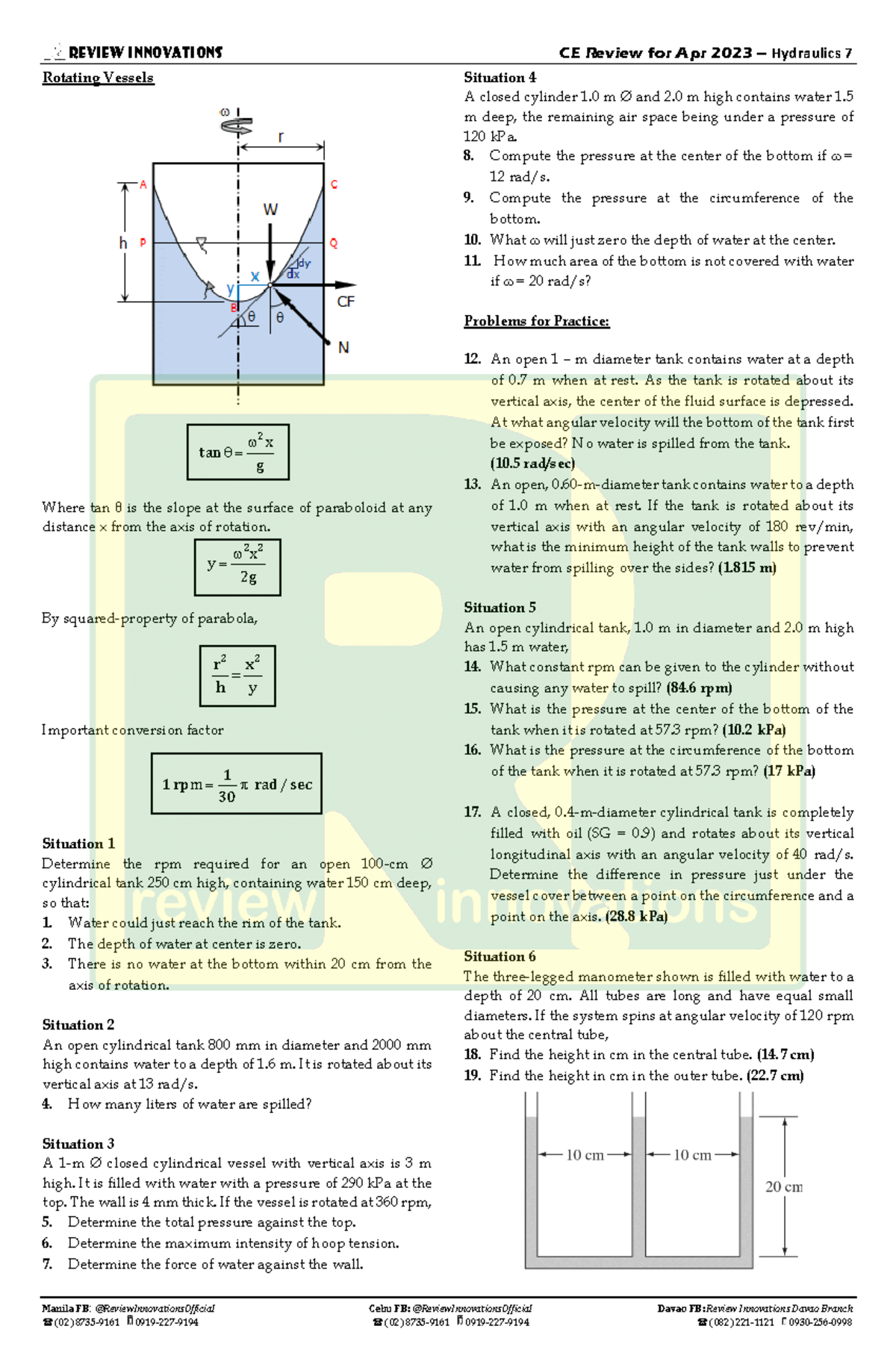 Hyd-7 - hydraulics - Review Innovations CE Review for Apr 2023 ...