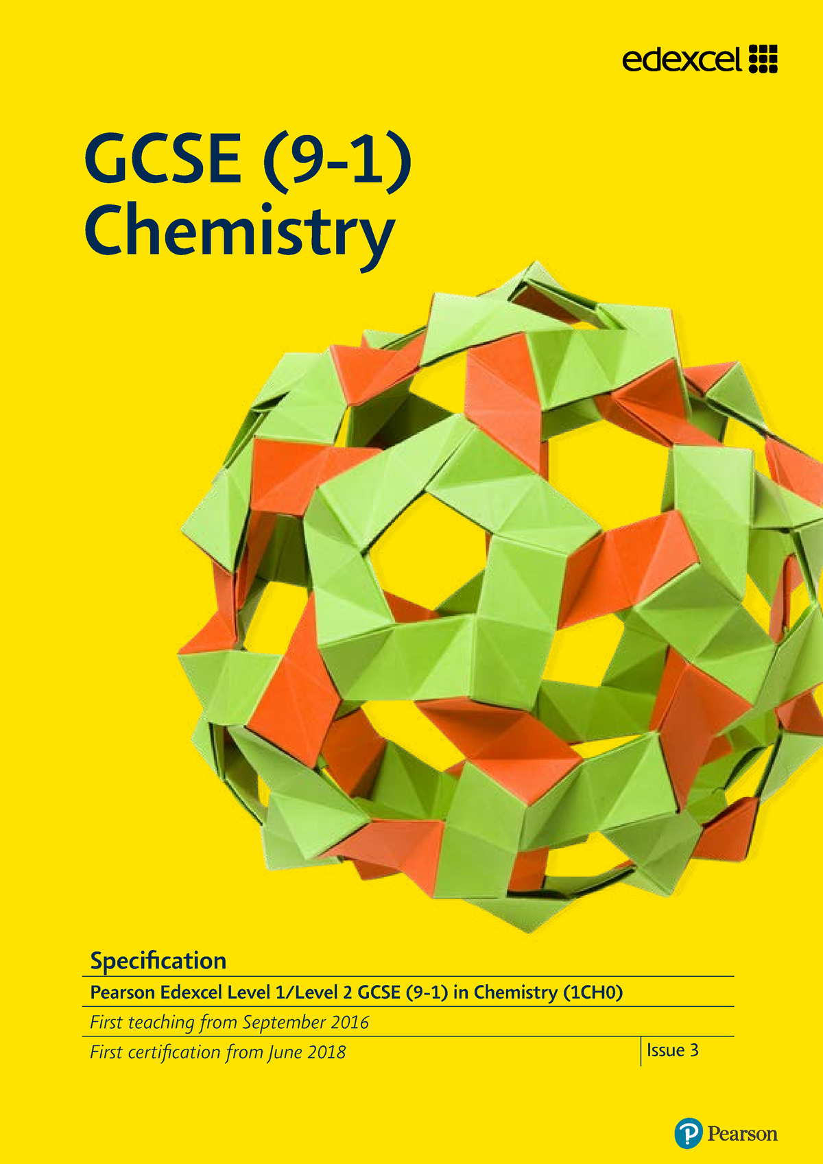 GCSE Chemistry Spec - GCSE (9-1) Chemistry Specification Pearson ...