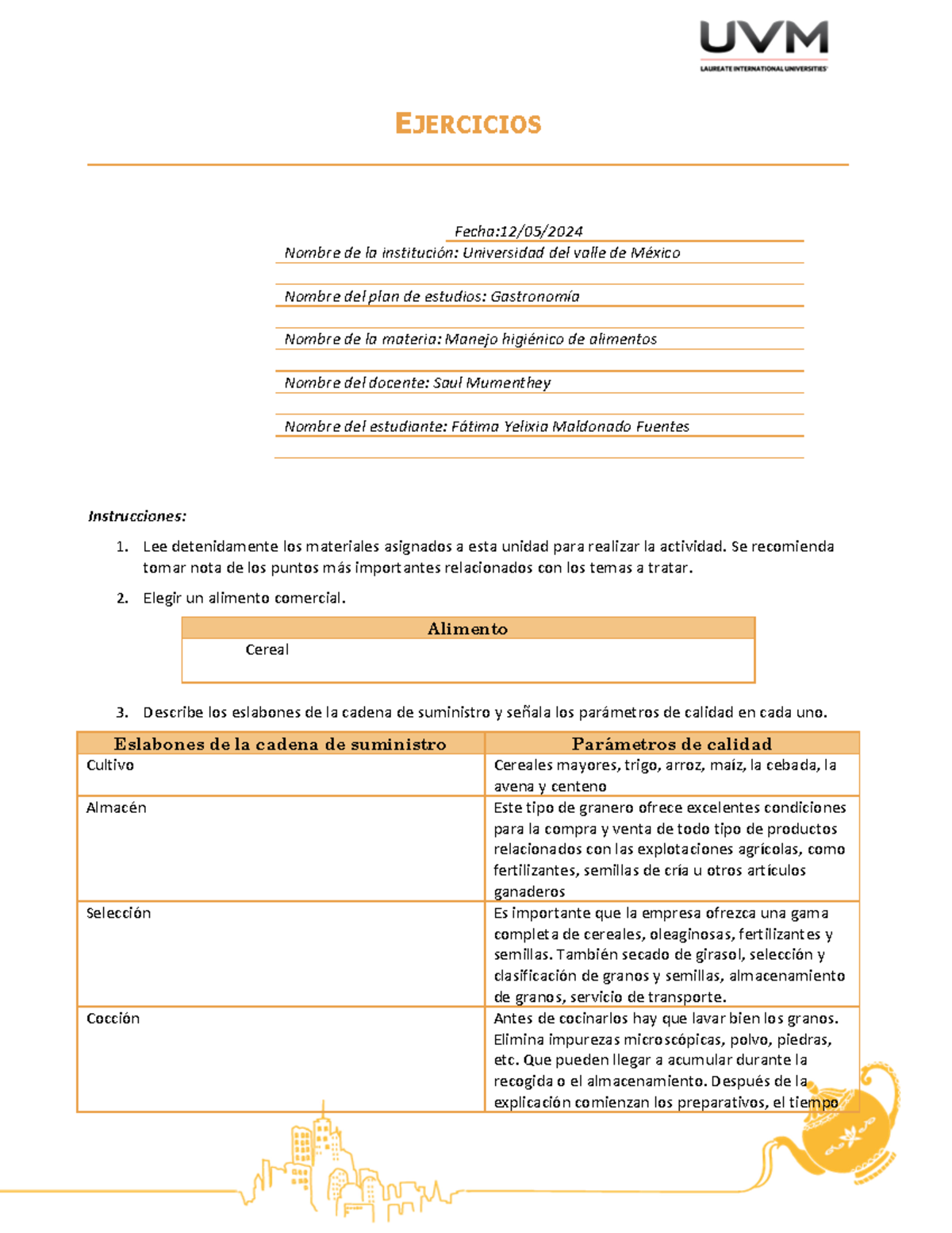 FYMF A5 - EJERCICIOS Fecha:12/05/ Nombre de la institución: Universidad ...