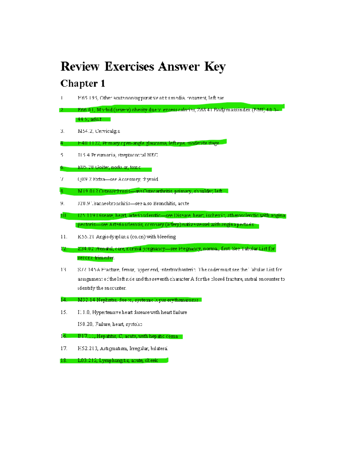 1341 Answers Chapters 1&2 - Review Exercises Answer Key Chapter 1 1 ...