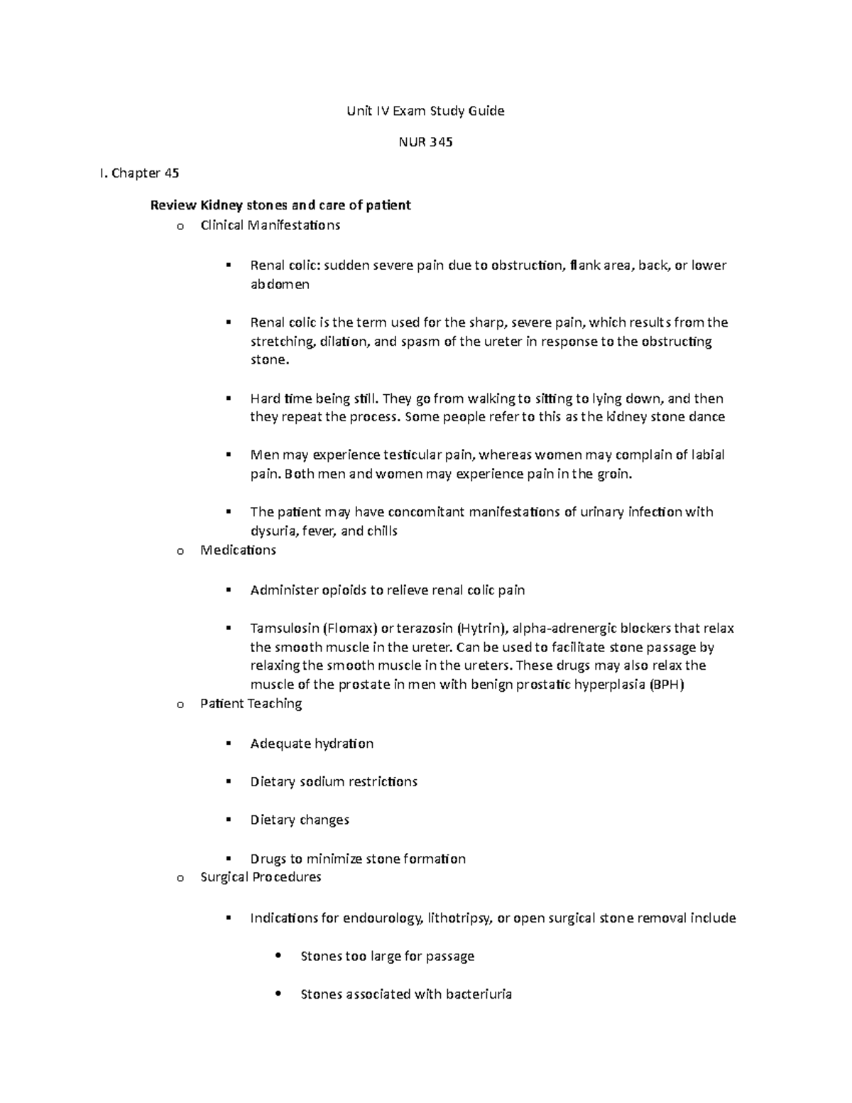 AH 2 Exam IV Study Guide - Exam 4 on AH2 topics for this unit - Unit IV ...