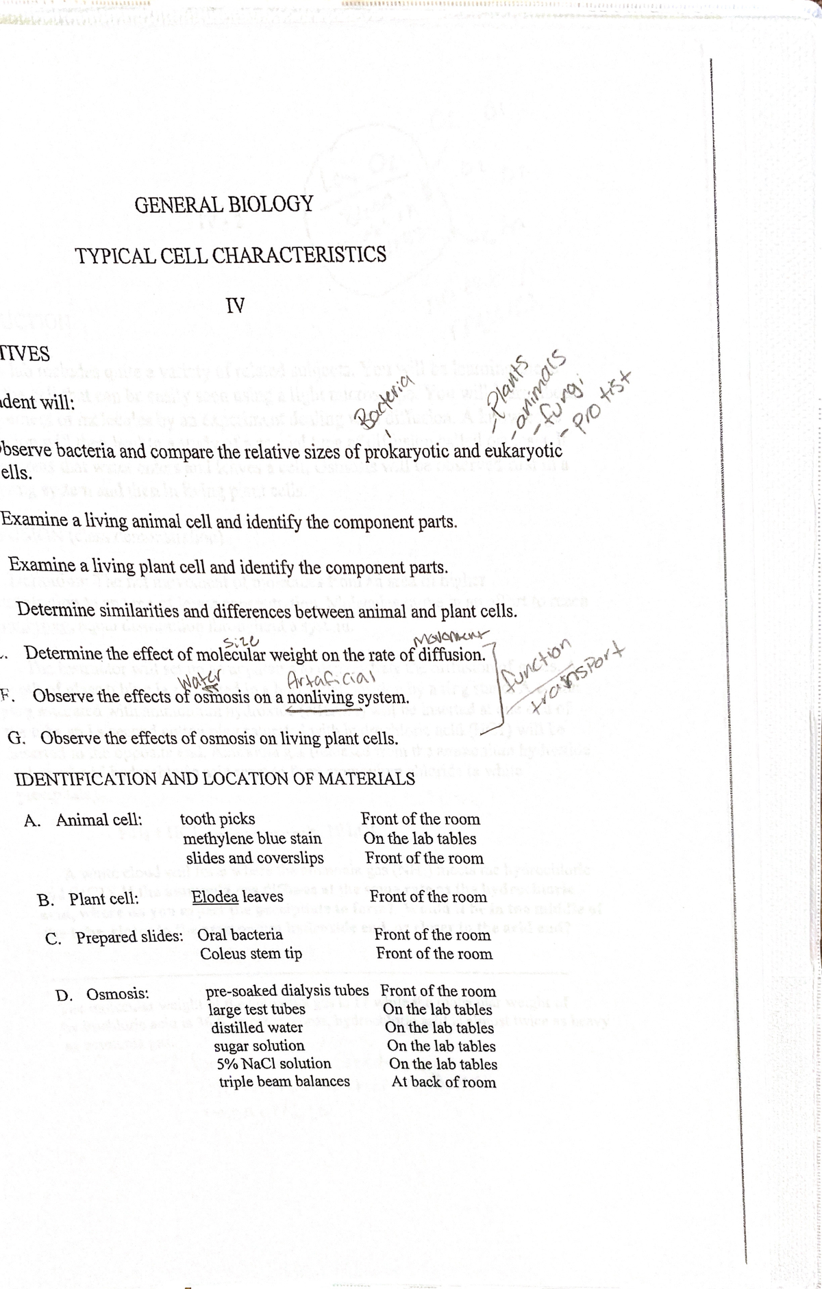 Lab Notes 4 P1 - Mark Nolen - BI101 - Studocu