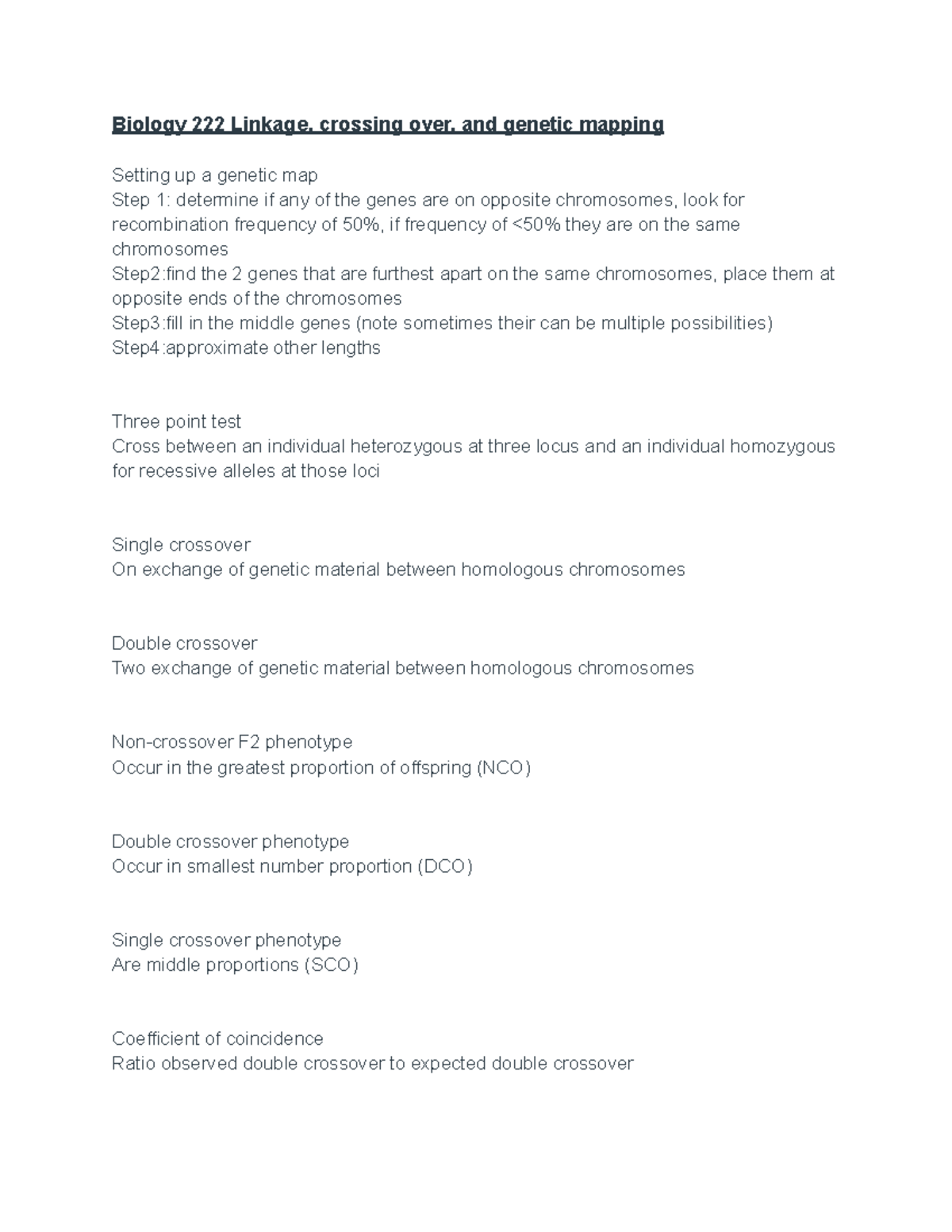 Biology 222 Linkage Crossing Over And Genetic Mapping Definitions Pt   Thumb 1200 1553 