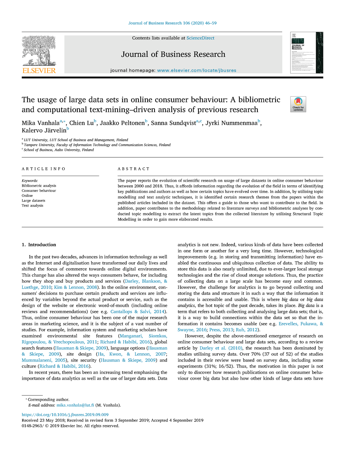 1 OCB 1 Science Direct - This Is Journal - Contents Lists Available At ...