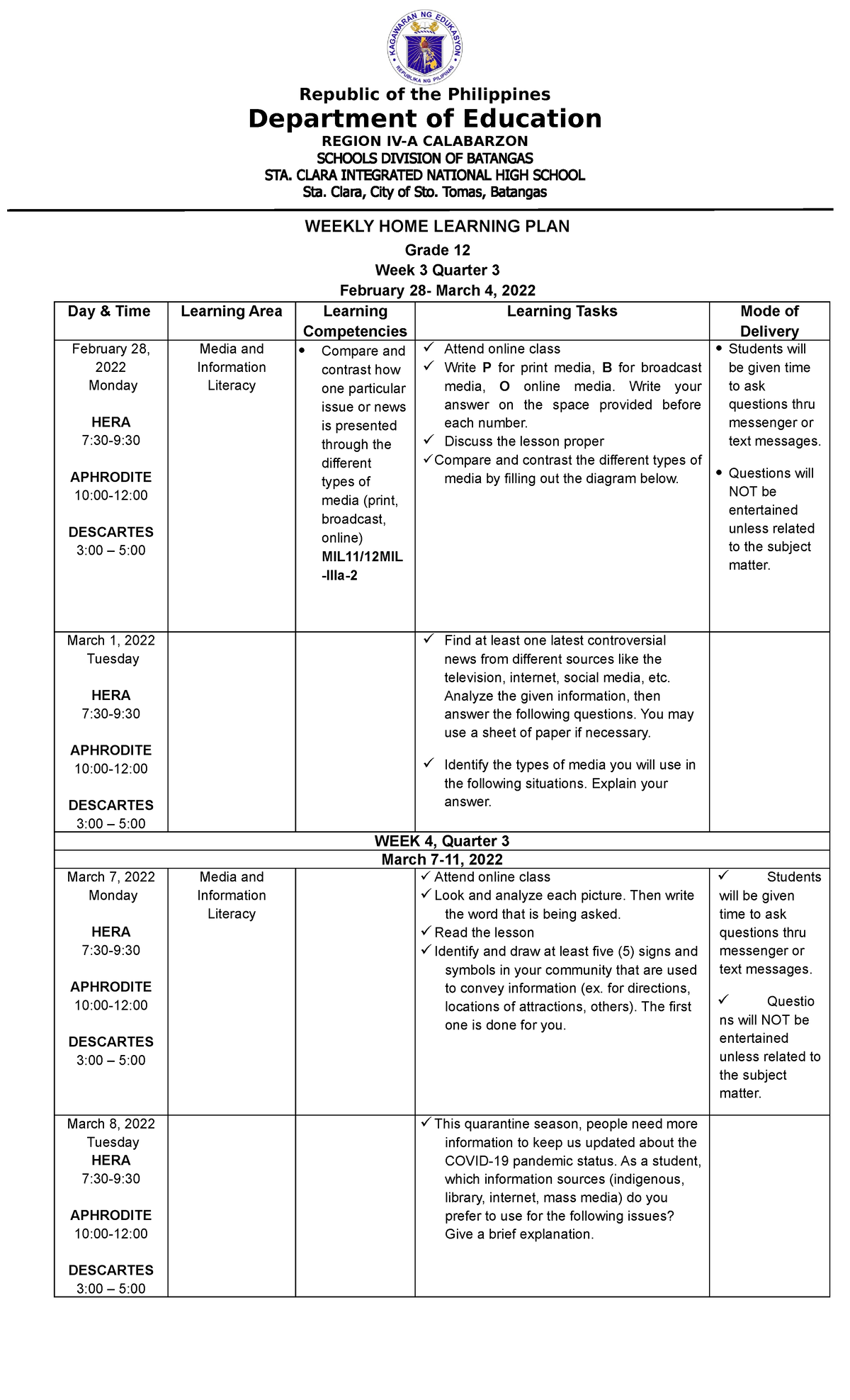 MIL.WHLP.Q3.Week 3-4 - This is all about Media And Information Literacy ...