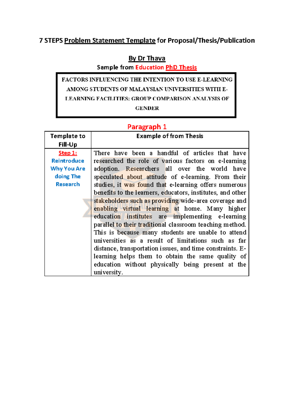 Problem Statement Template 2 - Researchers all over the world have ...