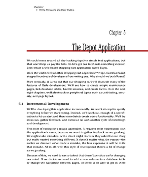 Appendix A - Introduction to Ruby - Appendix A Introduction to Ruby ...