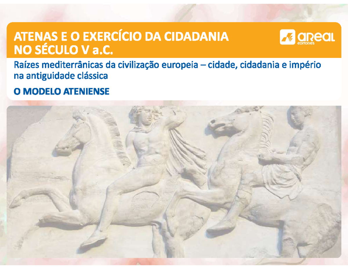 Atenas e o exercico da cidadania - História A - Studocu