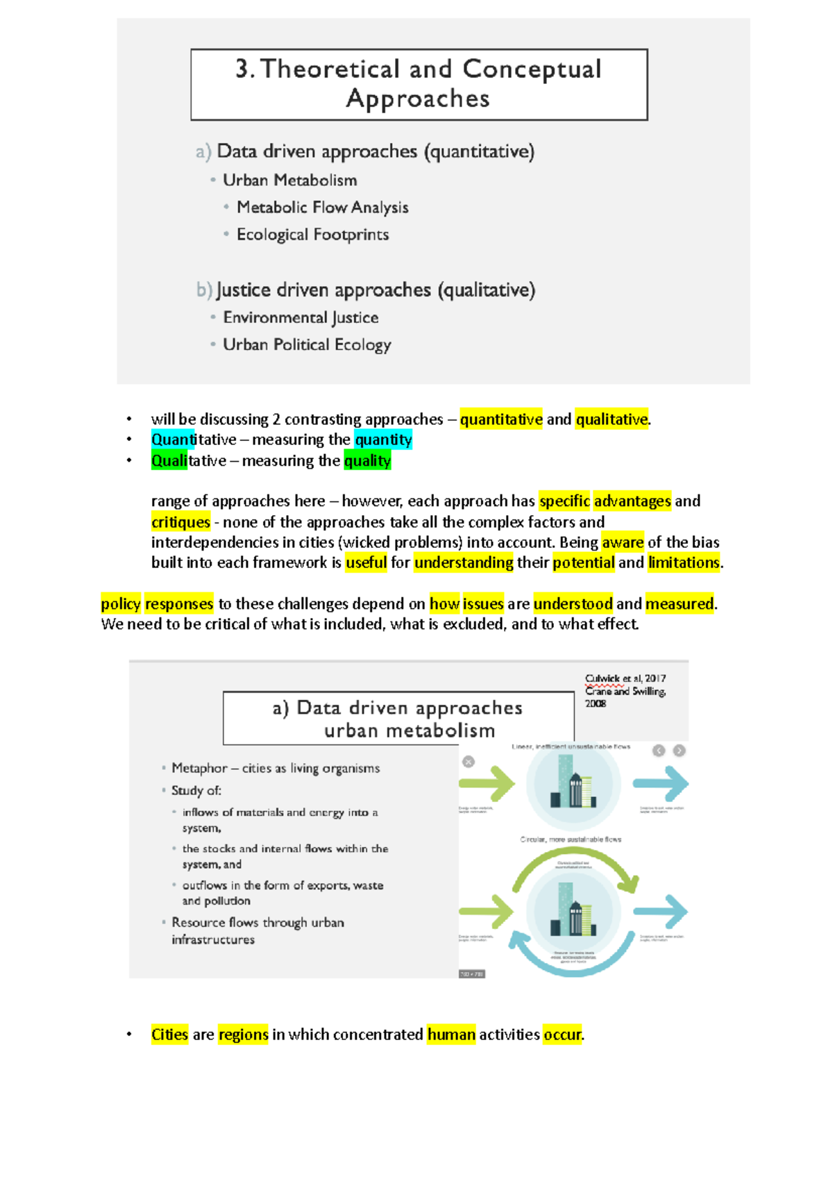 W7 - Slides + Notes - Enjoy - will be discussing 2 contrasting ...