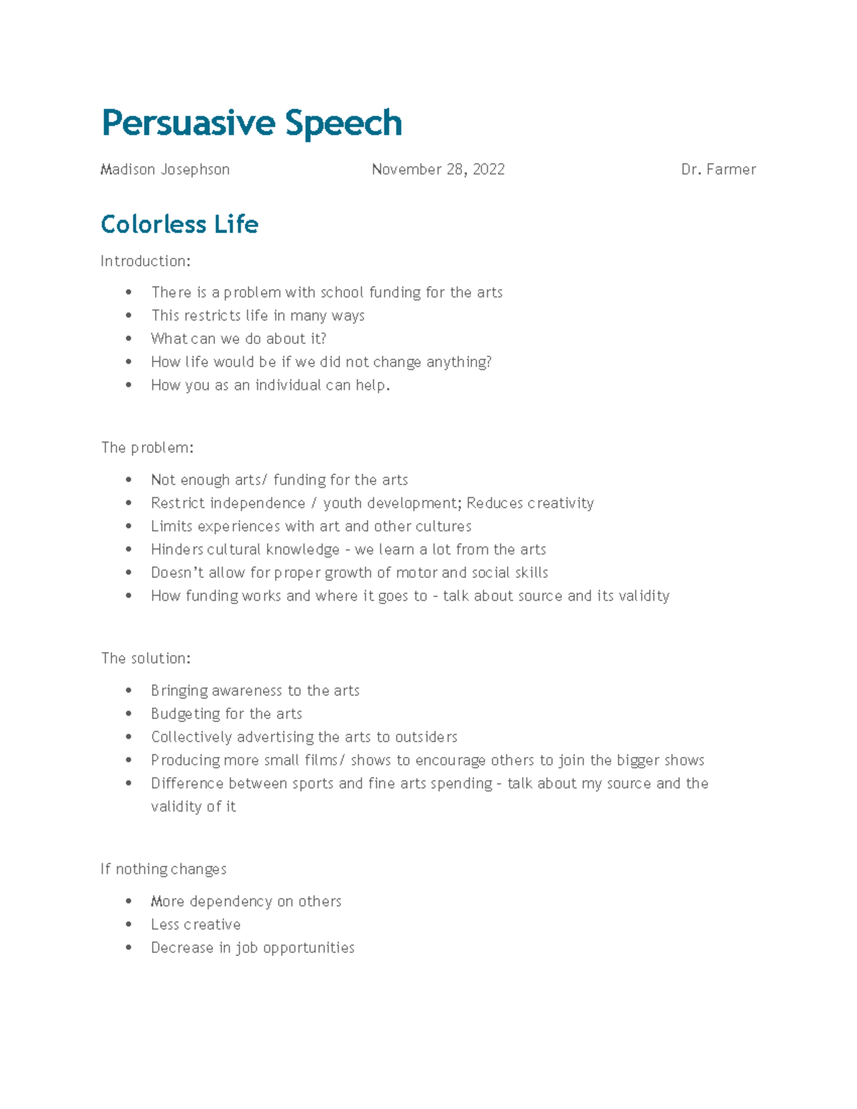 Persuasive Speech Outline Persuasive Speech Madison Josephson   Thumb 1200 1553 