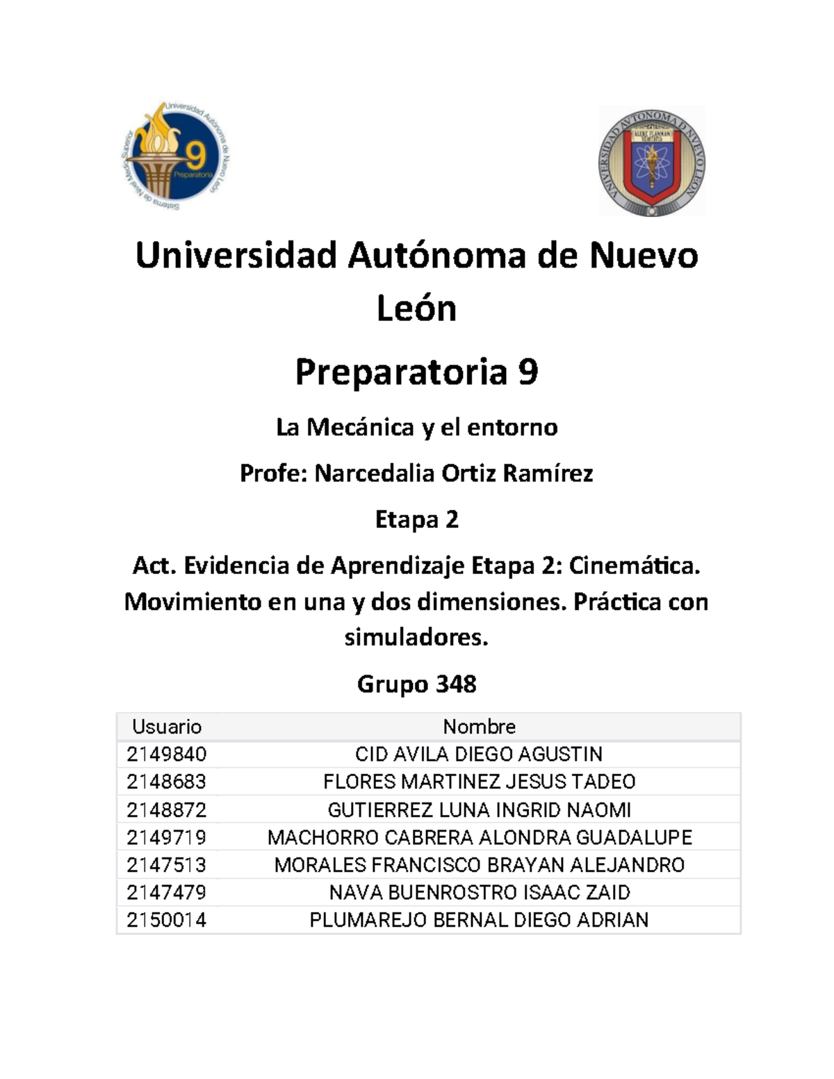 LME E2 Equip 4 - tareas - Universidad Autónoma de Nuevo León ...