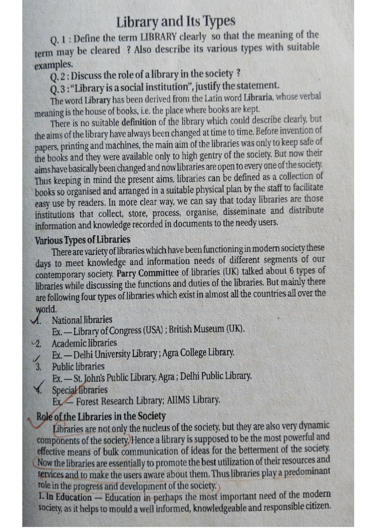 Library and its types - A complete sourcebook for a certificate ...