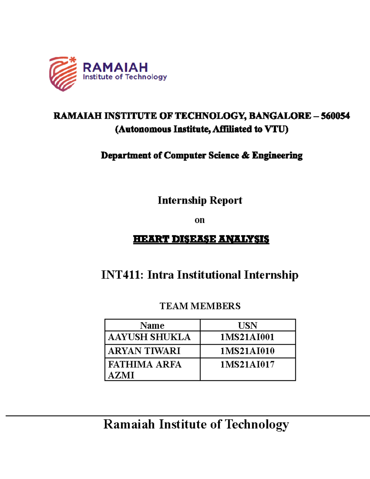 Ooadp 2 - dasdasd - IS (Autonomous Institute, Affiliated to VTU