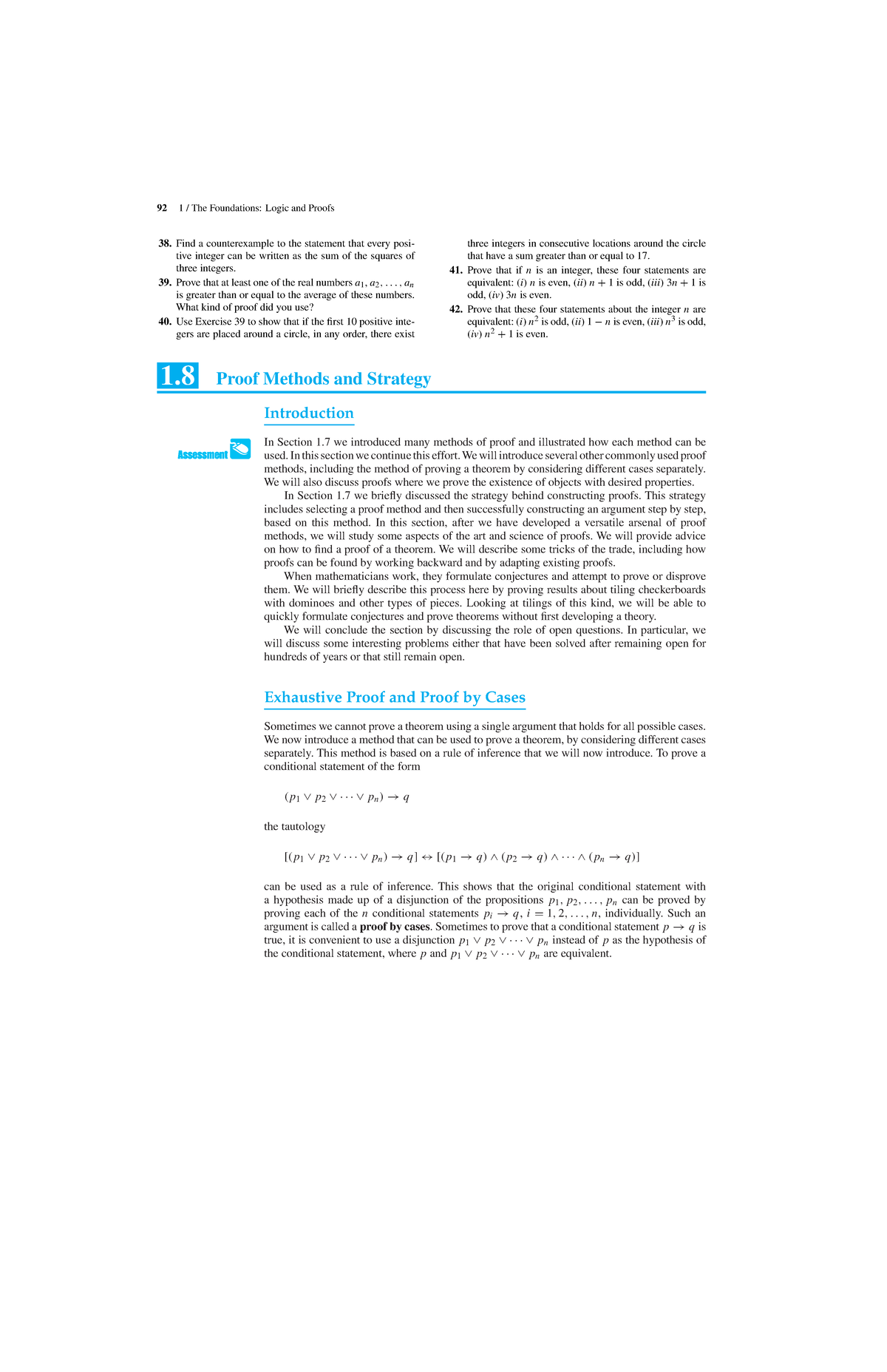 Proof Methods And Strategy - 92 1 / The Foundations: Logic And Proofs ...