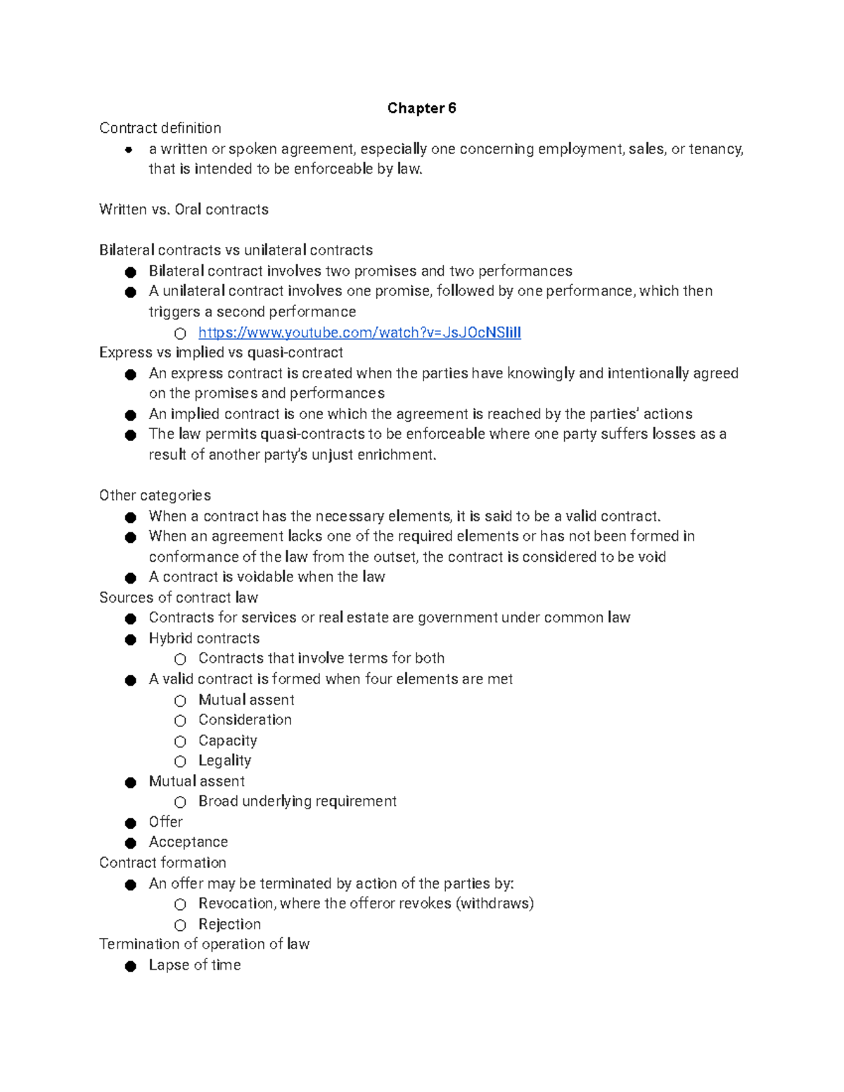 chapter-6-notes-chapter-6-contract-definition-a-written-or-spoken