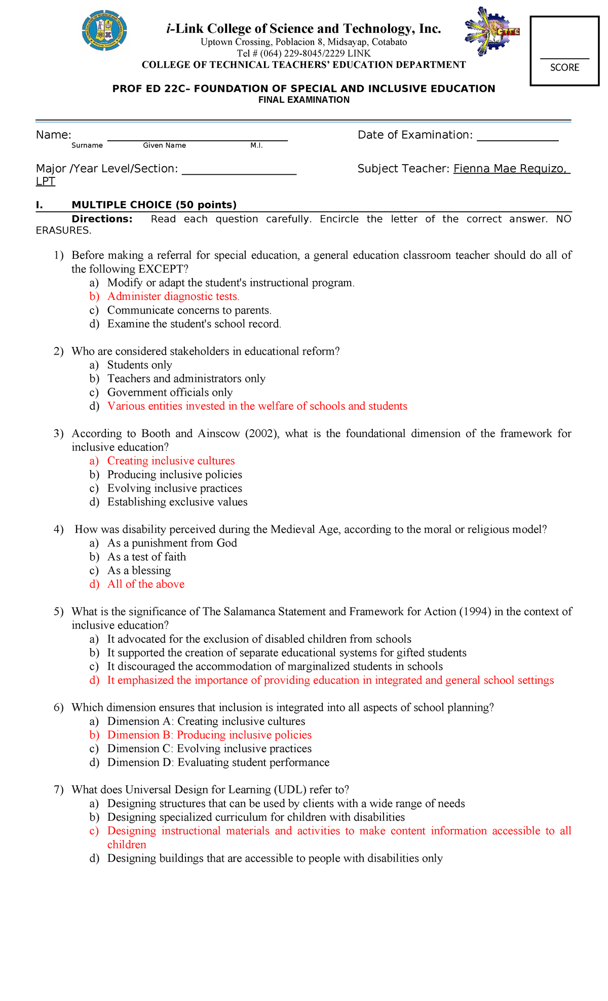 Understanding visual data 5