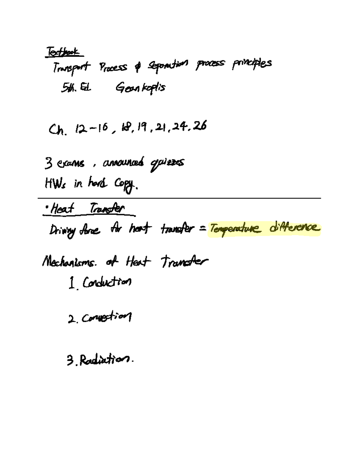 302-1 Notes Prof Nader - Tet import Process of Separation process ...