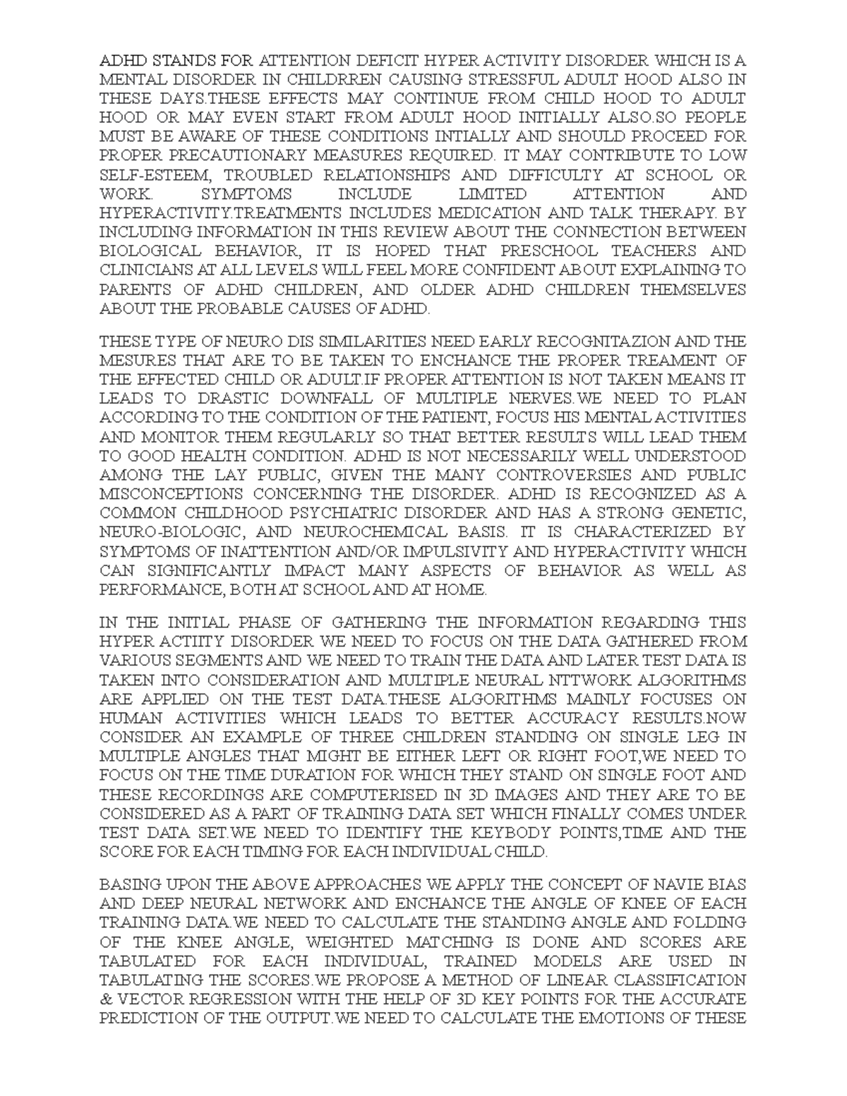 ADHD - ADHD STANDS FOR ATTENTION DEFICIT HYPER ACTIVITY DISORDER WHICH ...