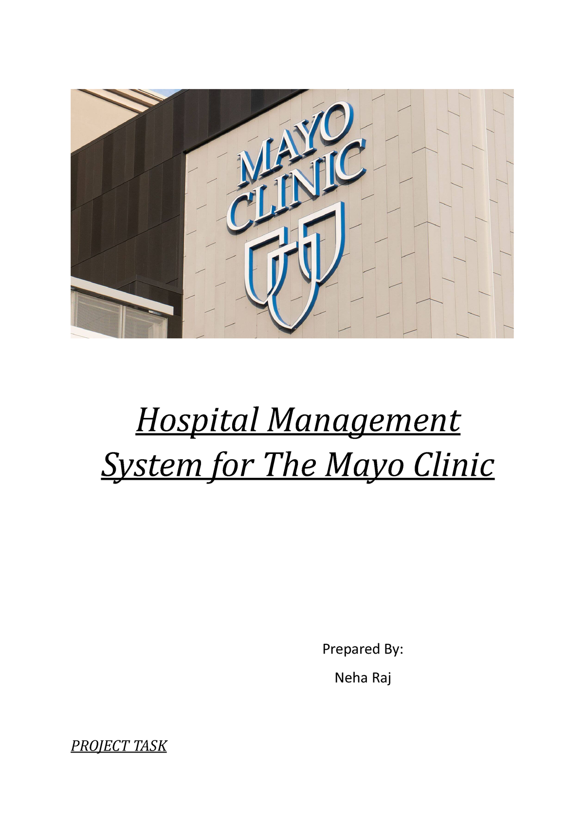 hospital management system assignment pdf