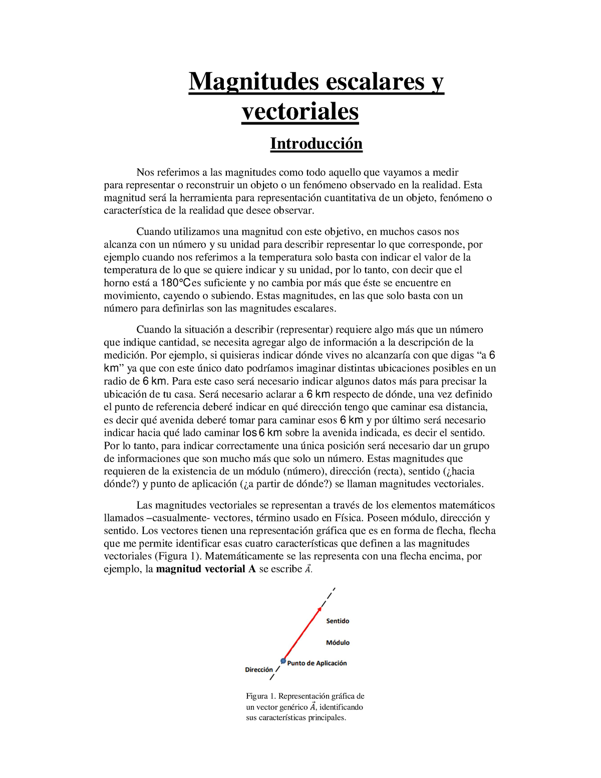 Magnitudes Escalares Y Vectoriales - Magnitudes Escalares Y Vectoriales ...