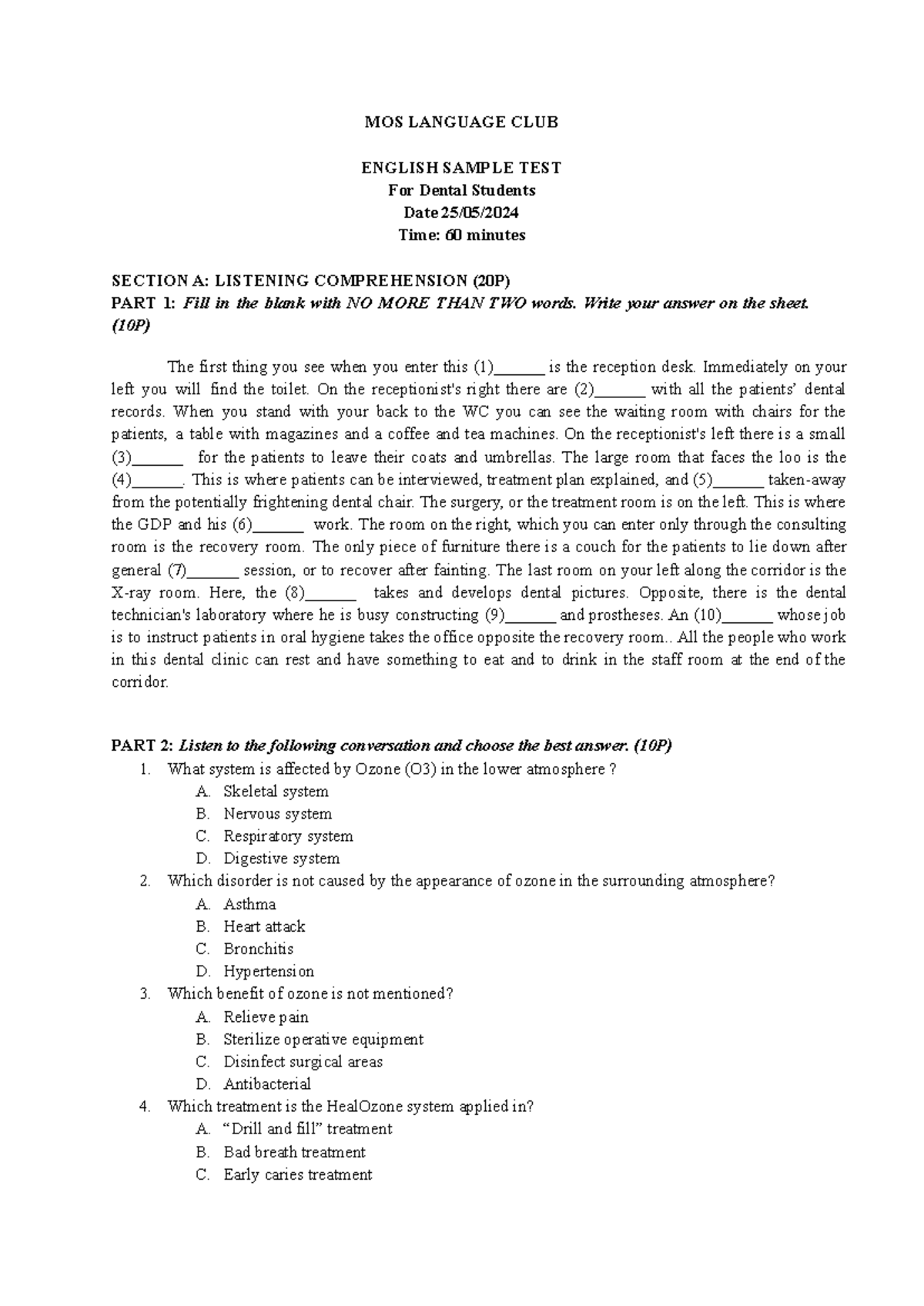 Sia Mock Test 2024 With Answers Rasla Cathleen