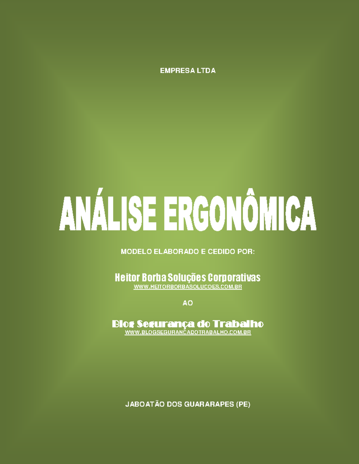 NR17 - Anlise Ergonmica do Trabalho - AET - Blog Segurana do Trabalho ...