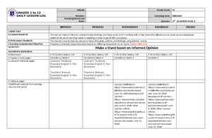 ARTS8 Q3 Module 1 - arts - Arts Quarter 3 – Module 1 Elements and ...
