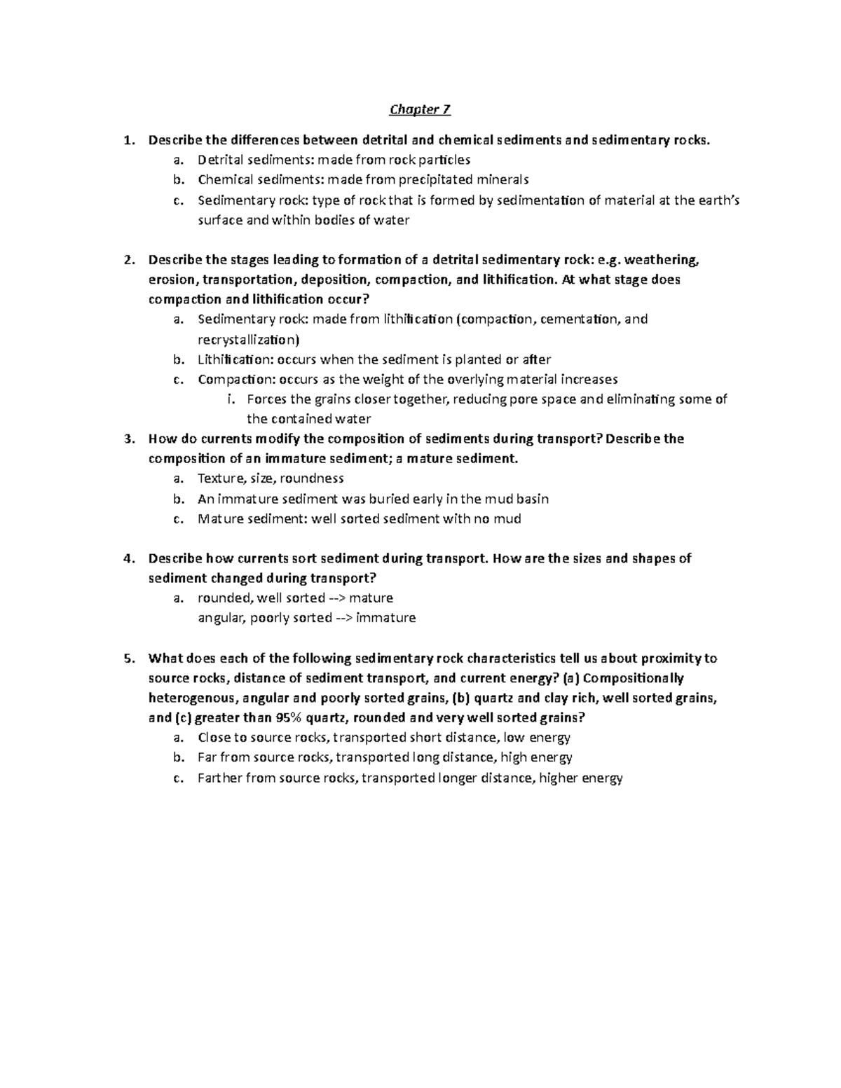 Module 7 - GEOL 1330 - Chapter 7 1. Describe the differences between ...