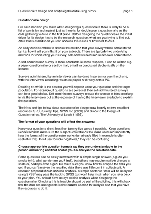 Spss and statistics guide - An Introduction to Data Analysis using SPSS ...