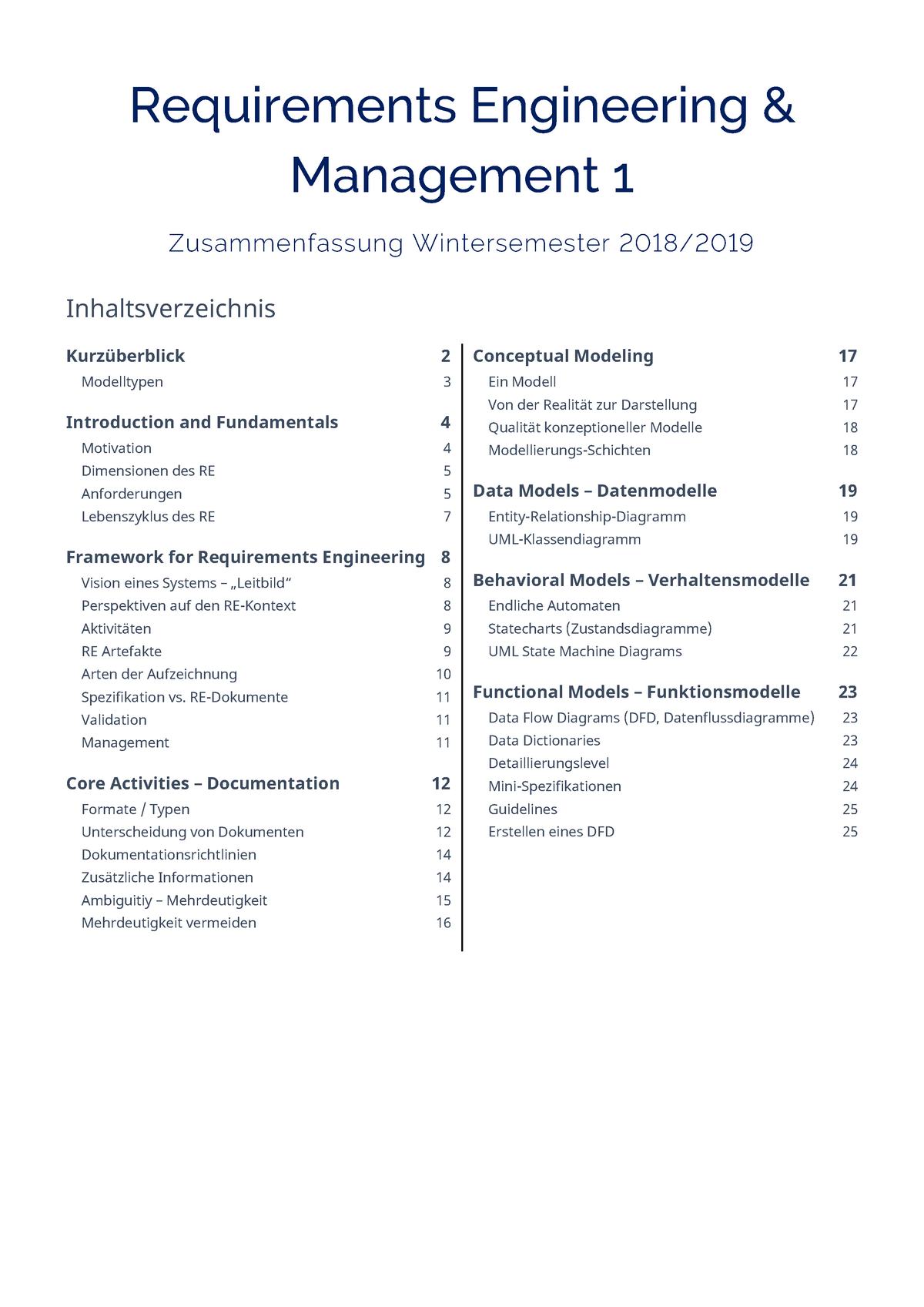 Requirements Engineering Und Management I - Requirements Engineering ...