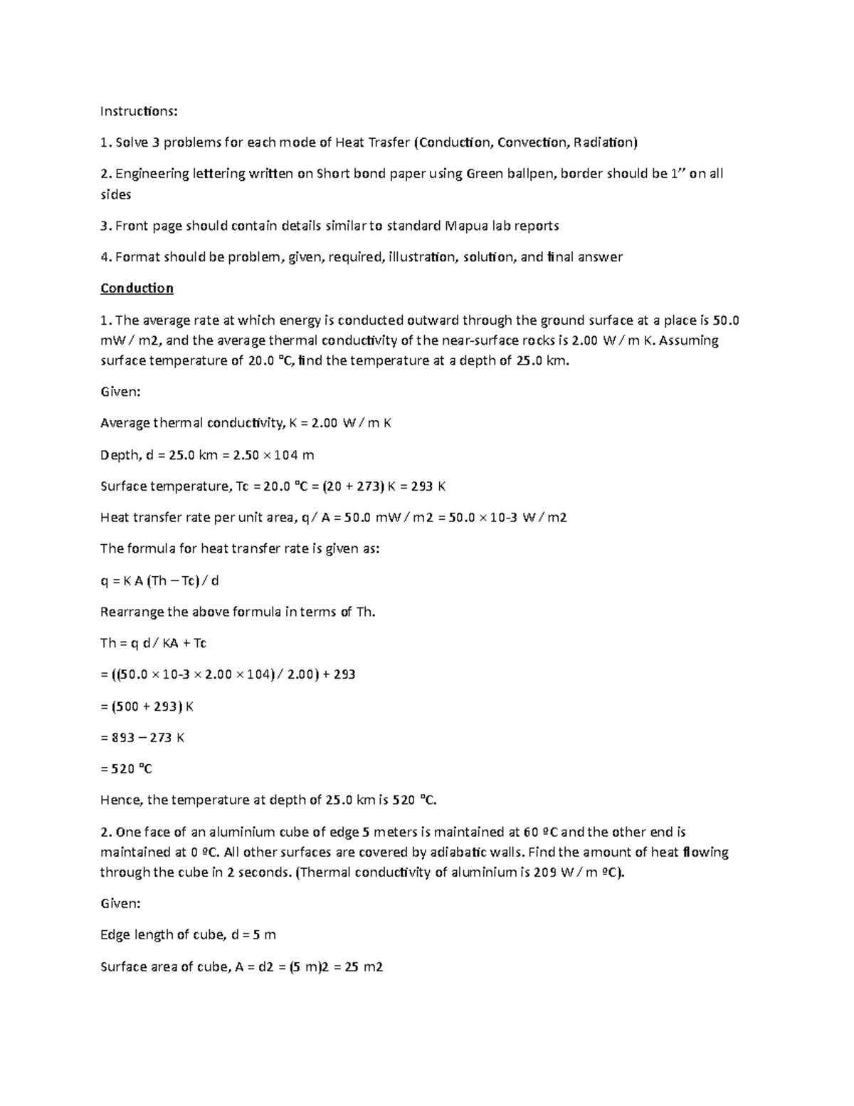 ME22 2Q2223 Week 3 Assessment - Instructions: Solve 3 problems for each ...