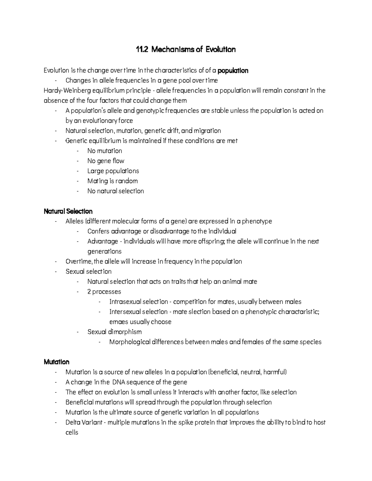 lesson-4-principles-of-biology-11-2-mechanisms-of-evolution