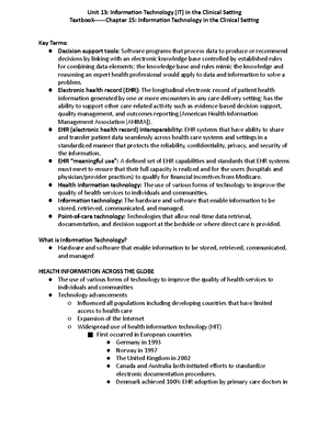 Unit 10 Ethical and Bioethical Issues in Nursing and Health Care ...