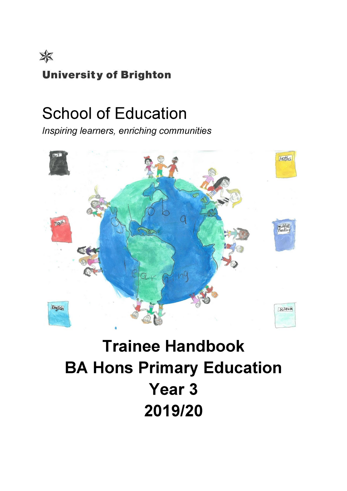 BA primary Y3 trainee handbook - School of Education Inspiring learners ...