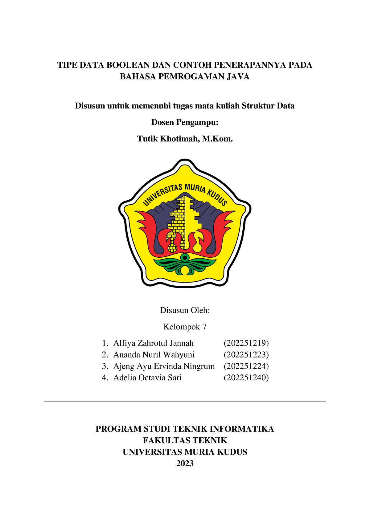 Tipe Data Boolean Dan Contoh Penerapannya Pada Bahasa Pemrogaman Java Tipe Data Boolean Dan 3858