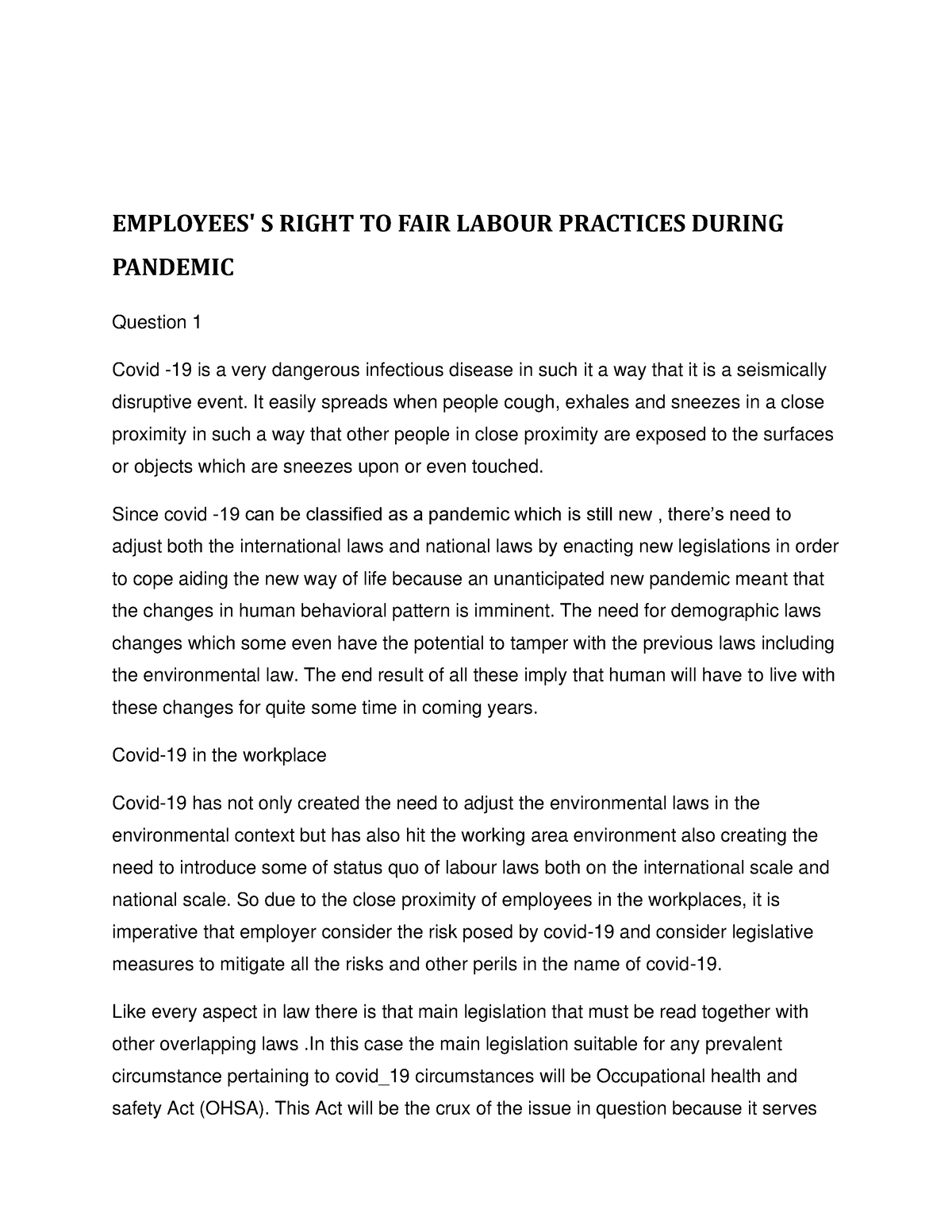 case study on unfair labour practices