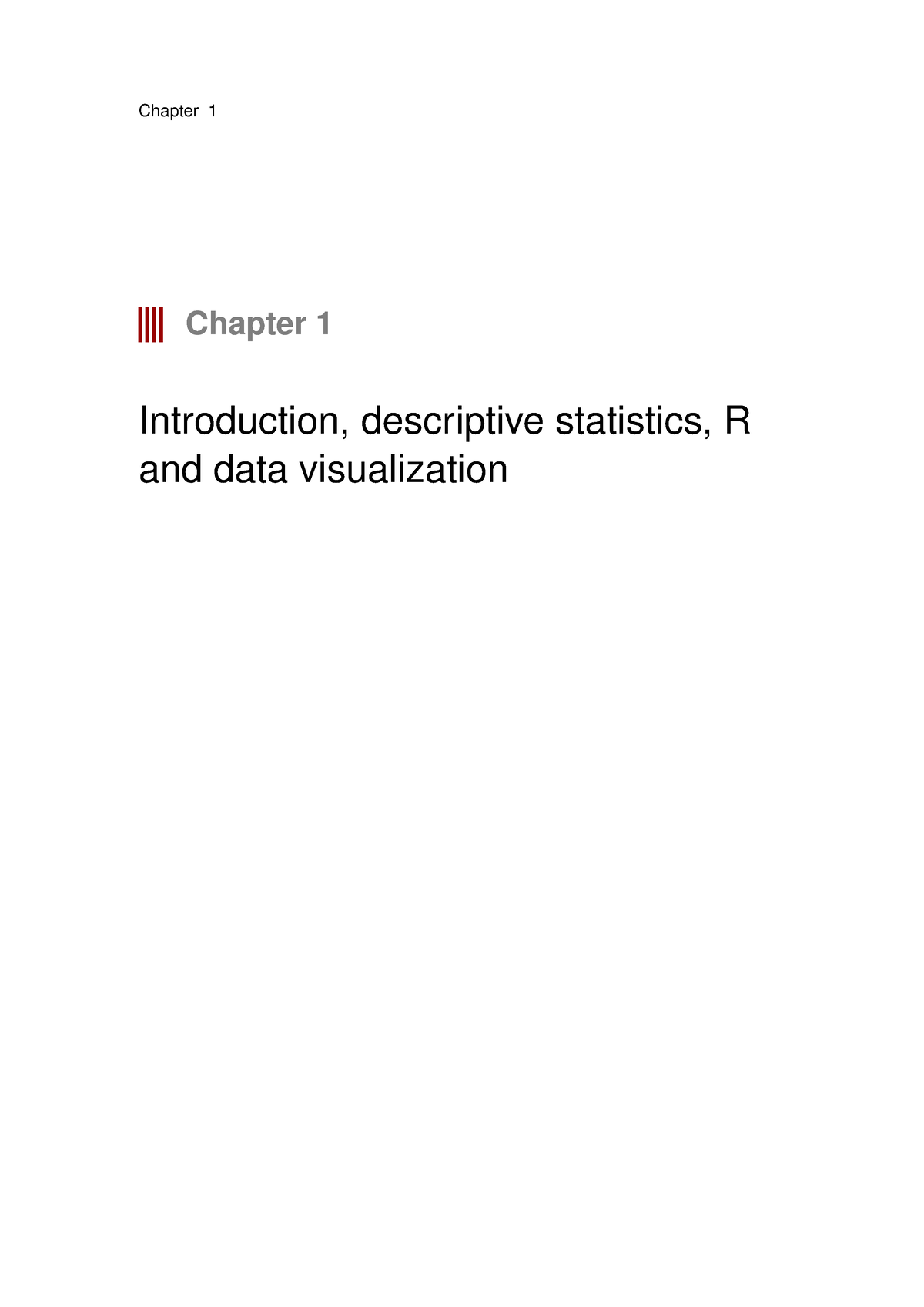 Chapter 1-statistik - Notes - Chapter 1 Chapter 1 Introduction ...