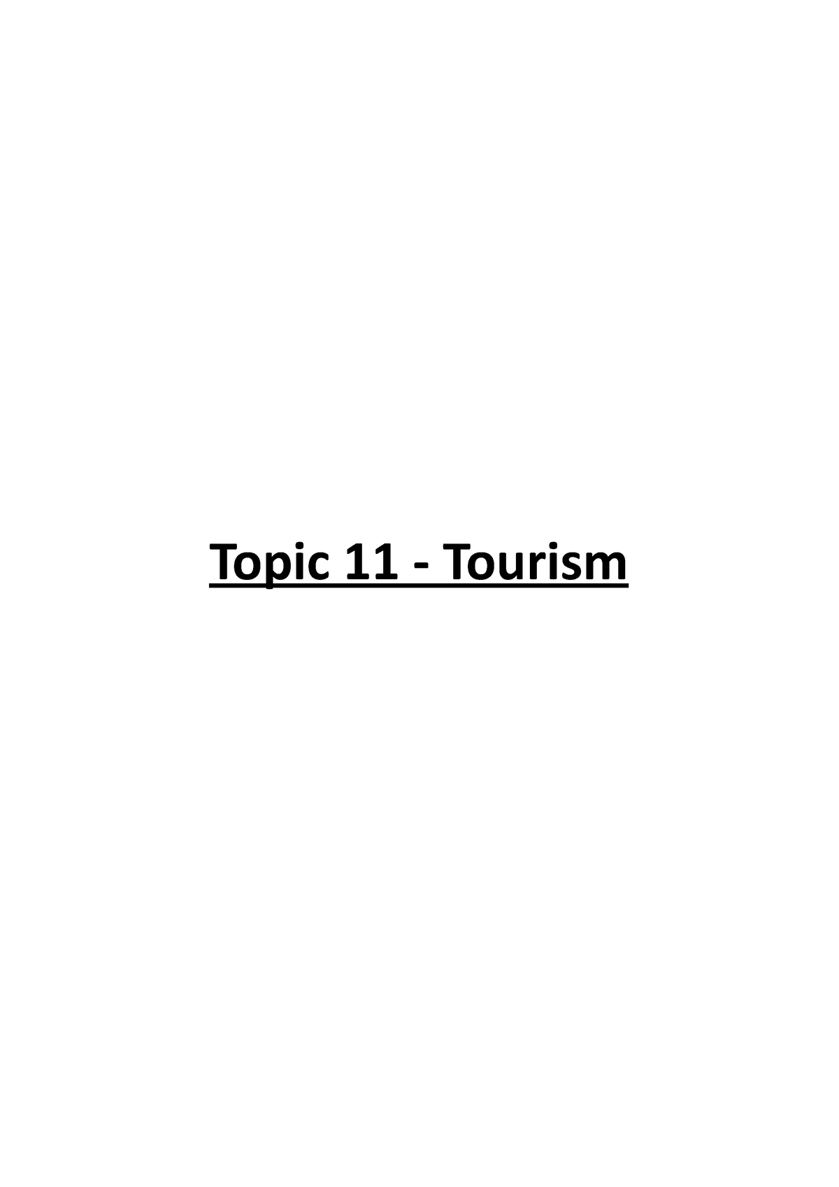 jamaica tourism gcse geography case study