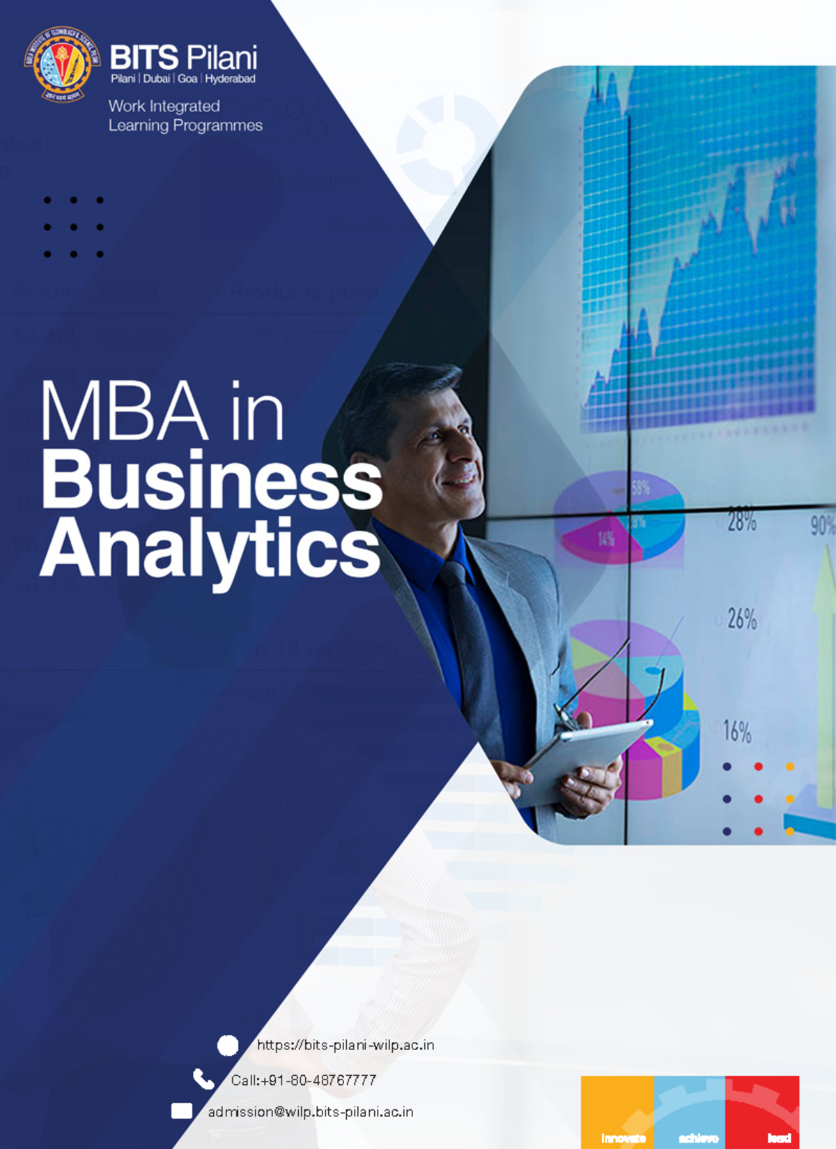 MBA in Business Analytics - admission@wilp.bits-pilani.ac Call:+91-80 ...